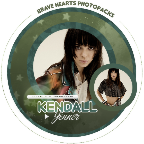 Photopack 2759 // Kendall Jenner By Bhphotopacks - Label (560x561), Png Download