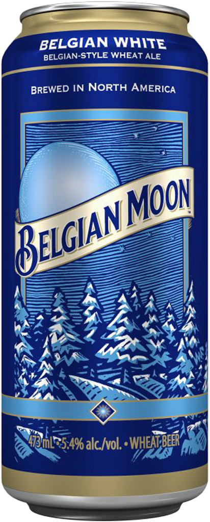 Zoom - Belgian Moon Beer Can (442x1024), Png Download
