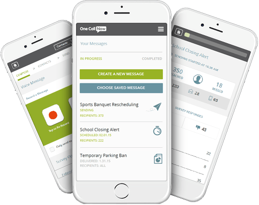 One Call Now Messenger App - Iphone (515x409), Png Download
