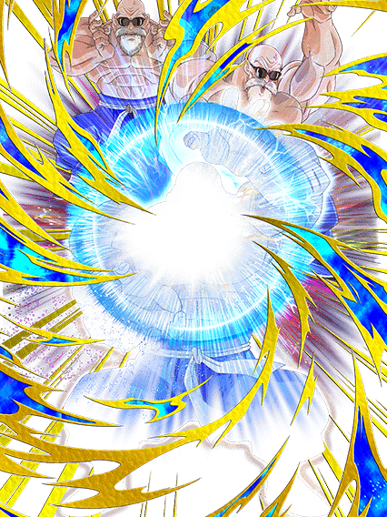 Effect For Master Roshi - Dragon Ball Z Dokkan Battle (426x568), Png Download