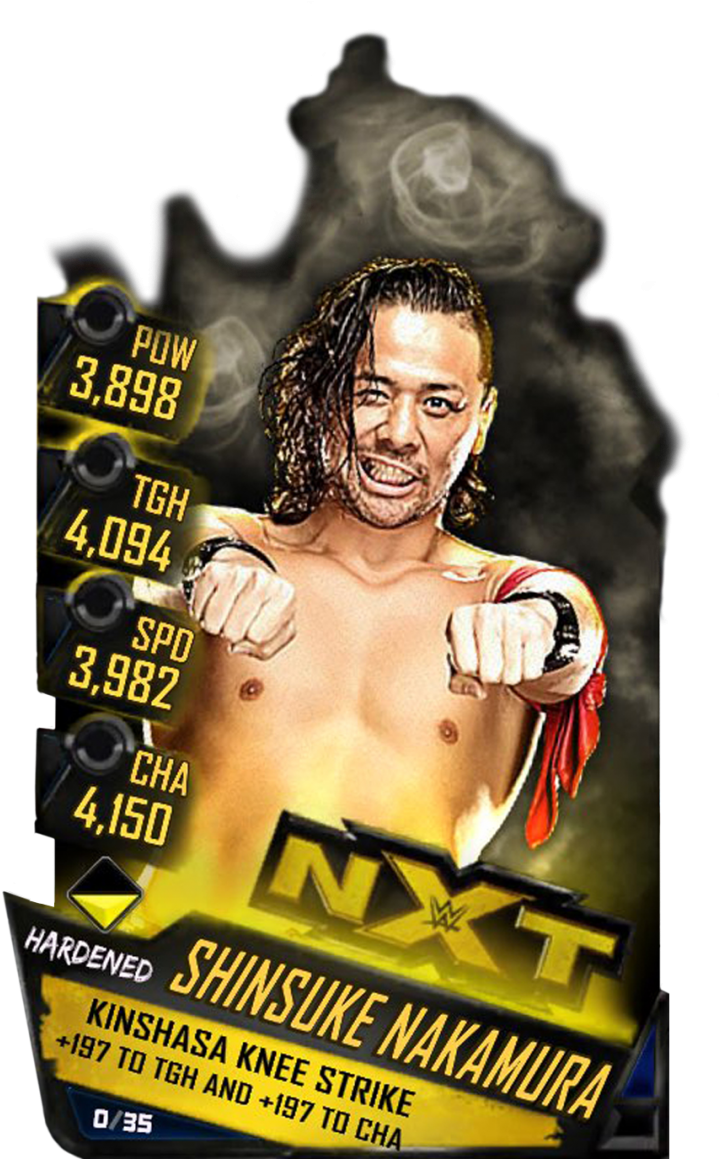 Wrestlemania Supercard Shinsukenakamura R10 Summerslam - Shinsuke Nakamura Wwe Supercard (733x1158), Png Download