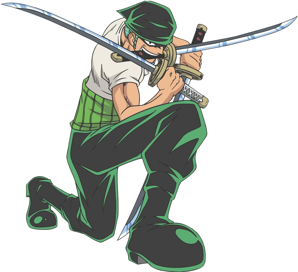One Piece Zoro Ronoa (1000x1000), Png Download