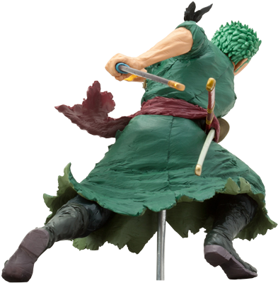 Back Of Banpresto Scultures Volume Iii Roronoa Zoro - Zoro Back One Piece (426x424), Png Download