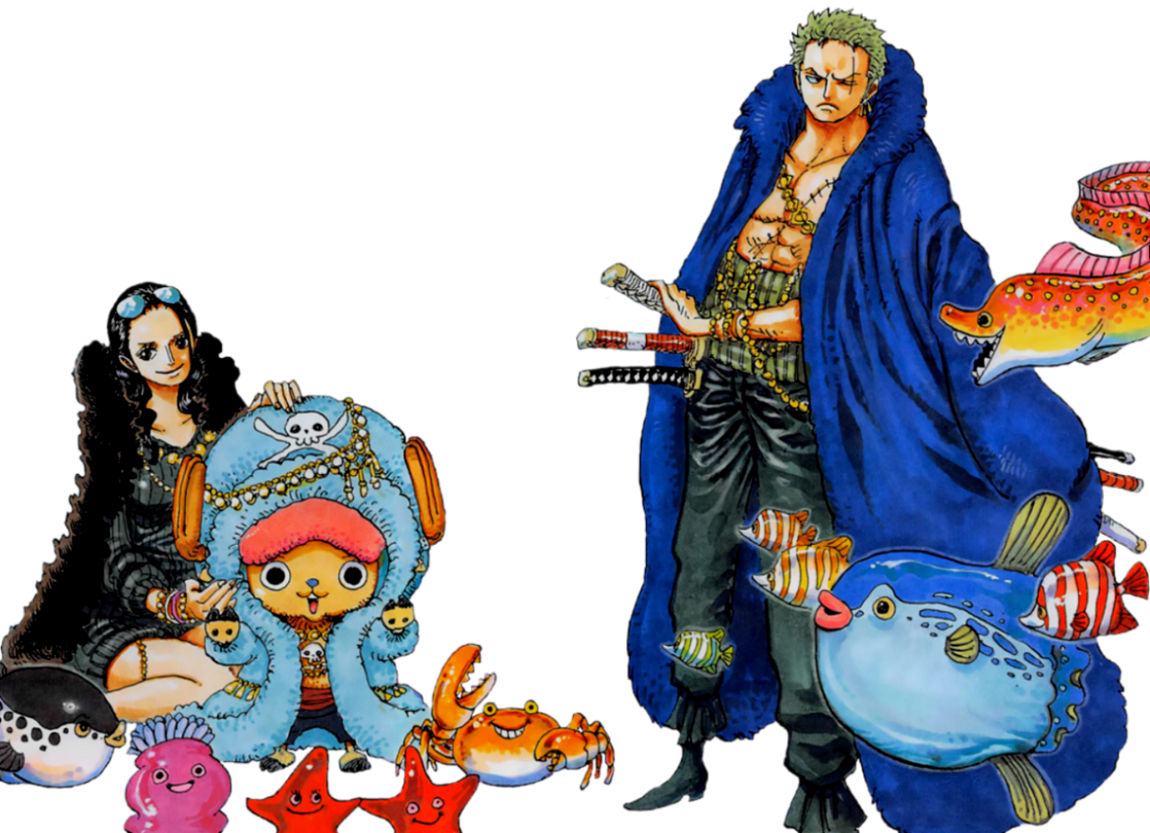 Zoro X Robin (1280x928), Png Download