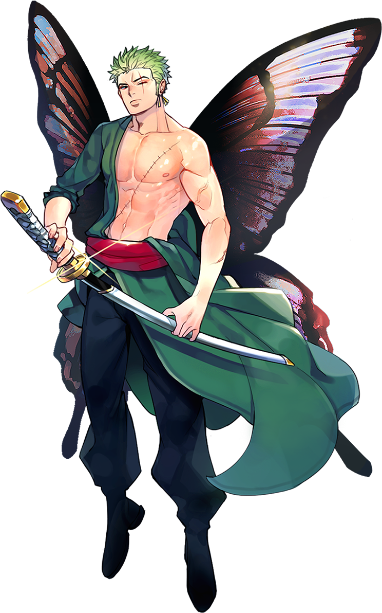 View Fullsize Roronoa Zoro Image - Roronoa Zoro (800x1232), Png Download