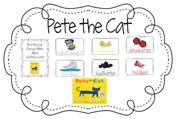They Include A Card For What Pete Walks In, And A Card - Pete The Cat I Love My White Shoes Sequencing (616x463), Png Download