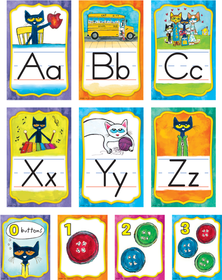 Tcr 63950 Pete The Cat Alphabet Bbs - Pete The Cat Alphabet (900x900), Png Download