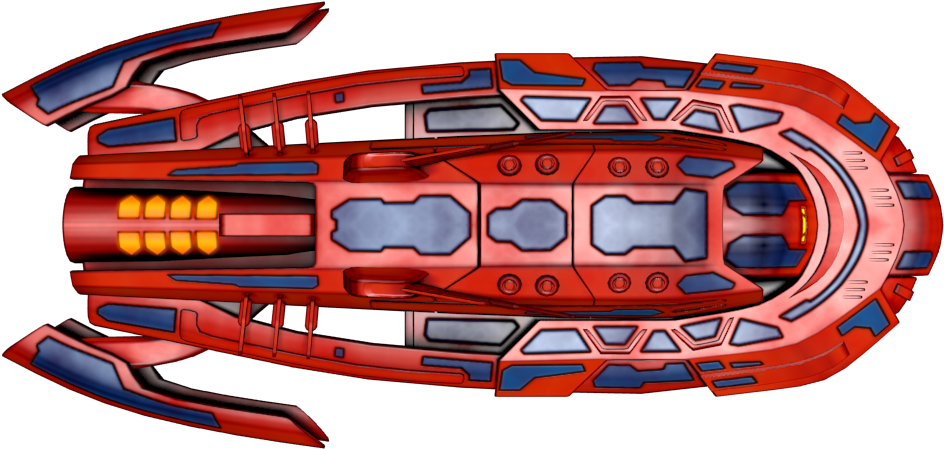 Top Down Spaceship Png - Top Down Spaceship Clipart (960x464), Png Download