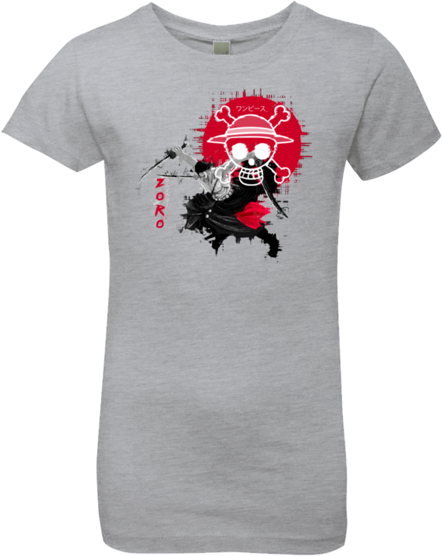 Zoro Girls Premium T Shirt Luffy One Piece The Pirate Bounty Hunter One Piece Full Size Png Download Seekpng