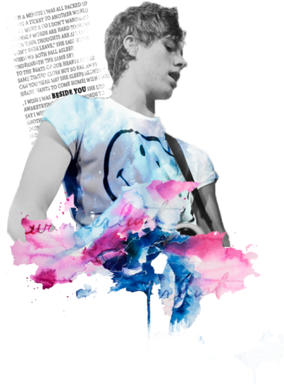 Luke Hemmings Png - Luke Hemmings Sad 5sos Transparent (500x583), Png Download