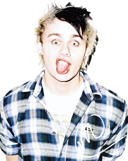 Tumblr N1nzlaqnuh1svbo6wo2 500 - 5sos Calum She Looks So Perfect (487x613), Png Download