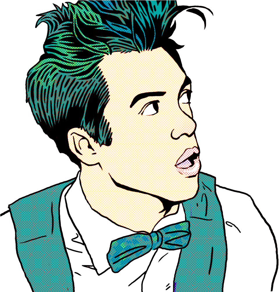 Brendon Urie By Lukehemmings On Deviantart Clip Art - Panic At The Disco Art (994x1000), Png Download
