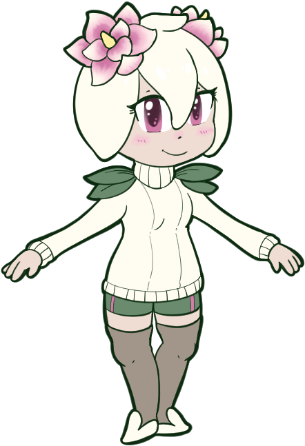 Kemono Friends Kemofure Magnolia Magnolia Flower Magnolia - Storage Area Network (536x740), Png Download