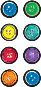 Pete The Cat Mini Button Stickers (700x700), Png Download