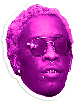 Young Thug  Atlanta - Raps Real Golden Age (400x400), Png Download