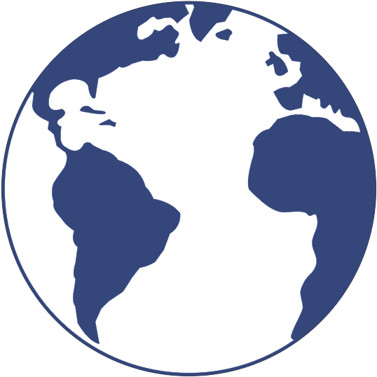 Planet Earth Black White - Global Black & White (539x550), Png Download