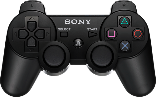 Ps3 Controller Vector (500x312), Png Download