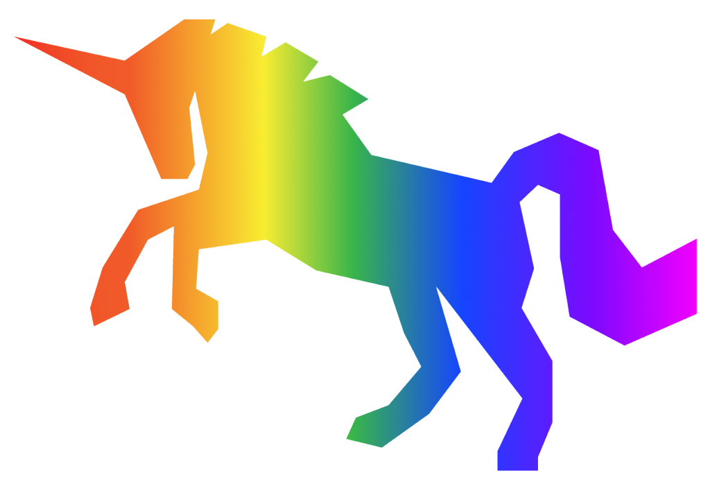Arclive Rainbow Unicorn - Rainbow Unicorns Png (1024x698), Png Download
