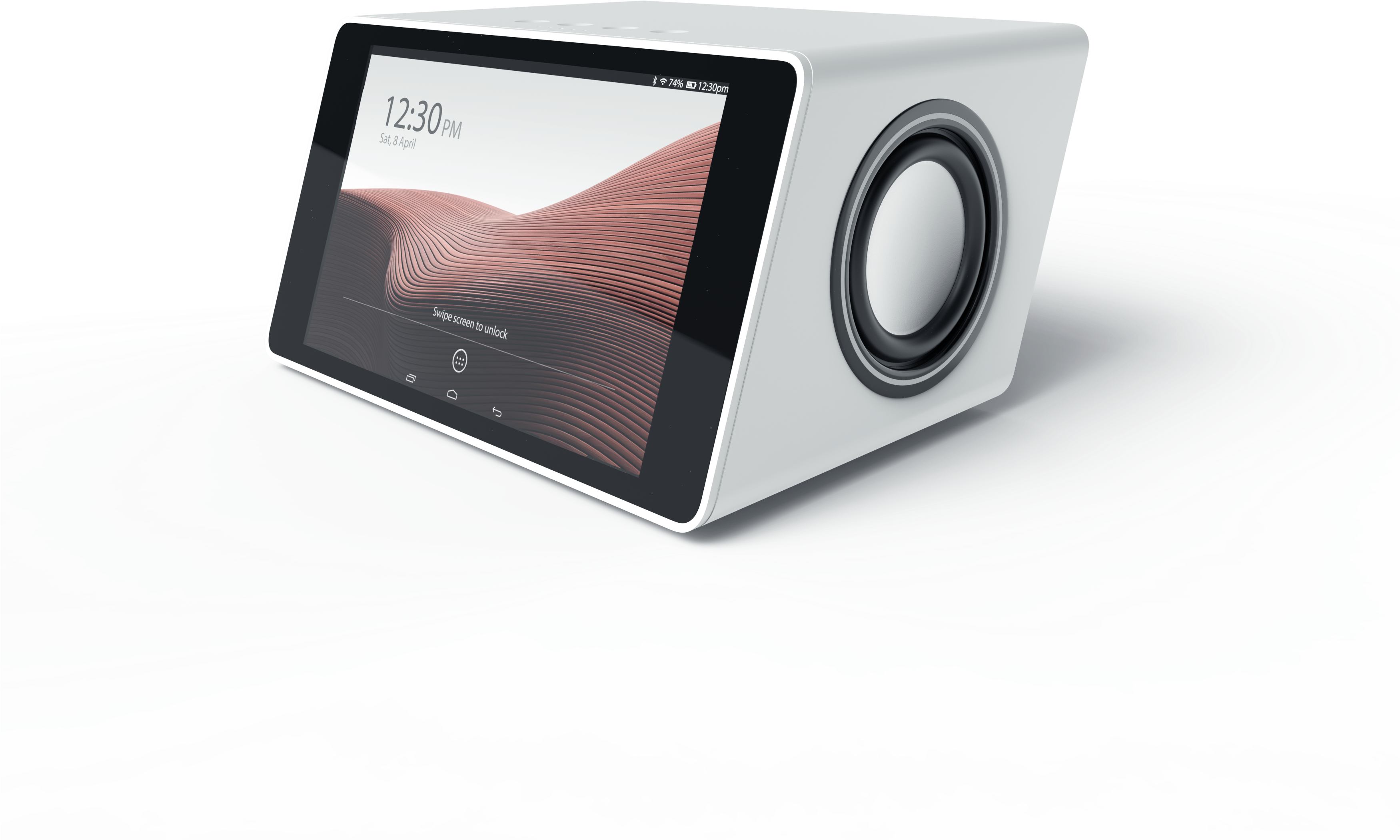 Aivia Speaker - Touch Screen Speaker (3500x2812), Png Download