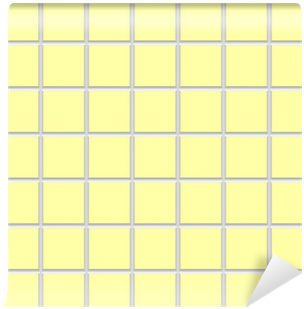 Yellow Square Ceramic Tiles Texture Wall Mural • Pixers® - Indoor Games And Sports (400x400), Png Download