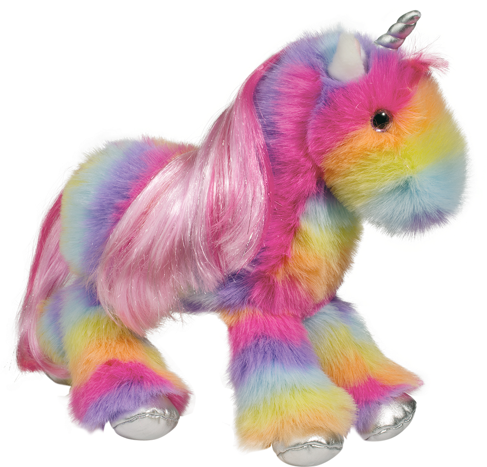 Floppy Rainbow Unicorn - Douglas Toys (1000x1000), Png Download