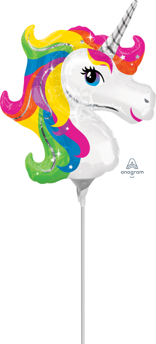 Rainbow Unicorn (319x700), Png Download