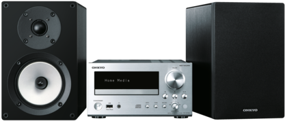 Sb Front R976x488 \ - Onkyo Cs 555dab Micro System - Silver/wood (640x320), Png Download