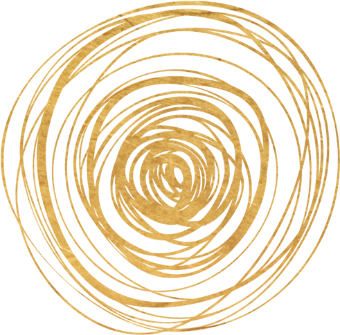 Painted Circle - Spiral (544x583), Png Download