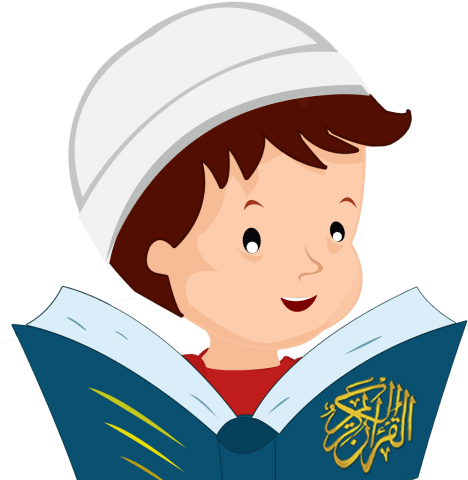 Free Png Quran Boy Png Images Transparent - Reading Quran Cartoon Png (480x480), Png Download