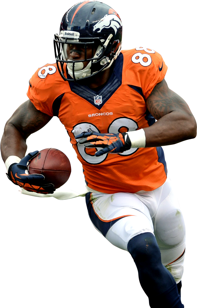 Demaryius Thomas Cut Out (644x1005), Png Download