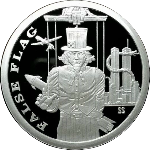 False Flag - Coin (500x500), Png Download