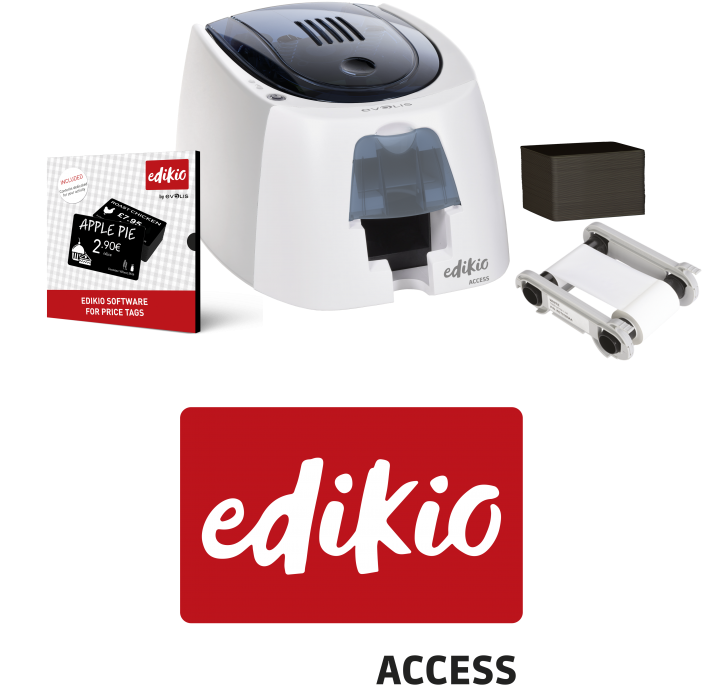 Evolis Edikio Price Tag Solution - Edikio Access (1000x852), Png Download