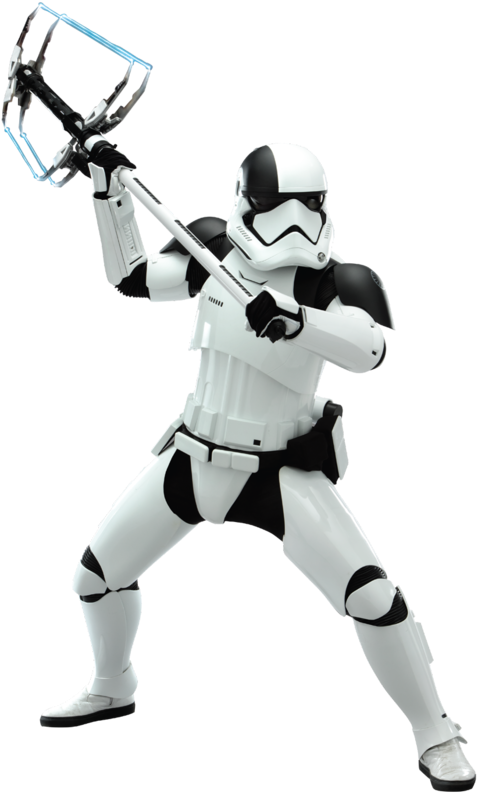 While The Rooks Are General Hux And Captain Phasma - Laser Axe Star Wars (500x814), Png Download