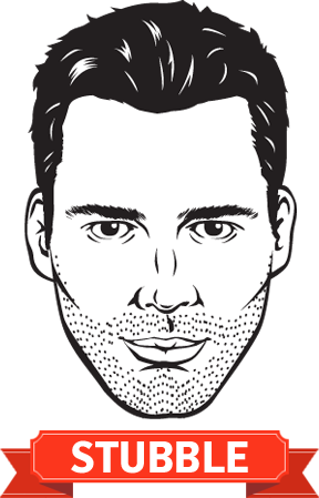 The Definitive Guide To Shaving And Facial Hair - Five O Clock Shadow Drawing (288x449), Png Download