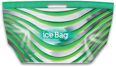 Ice Bag Medium Size Green 41x42ice Bag Medium Size - Alcas Ice Bag (500x500), Png Download
