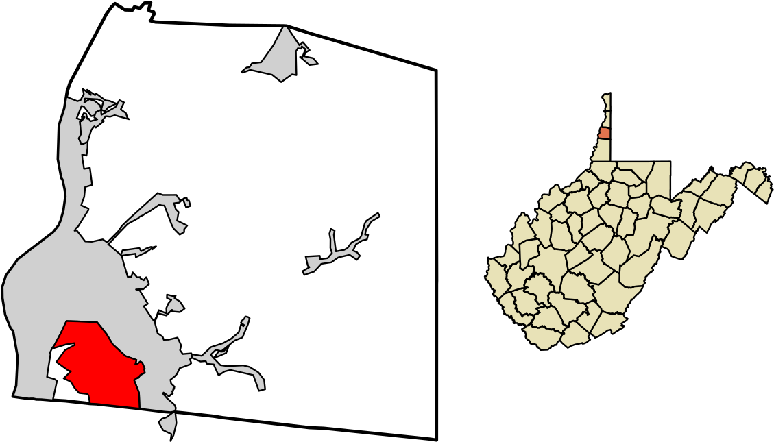Map Of West Virginia (1200x717), Png Download