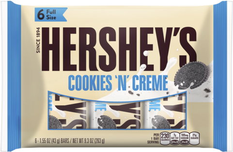 Treat Yourself - Hershey's Cookies N Creme King Size (480x480), Png Download