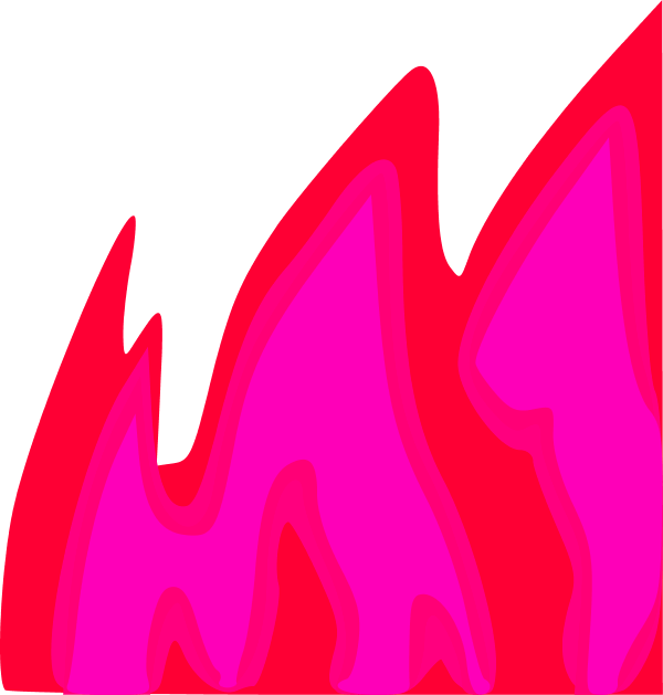 Flames (600x629), Png Download