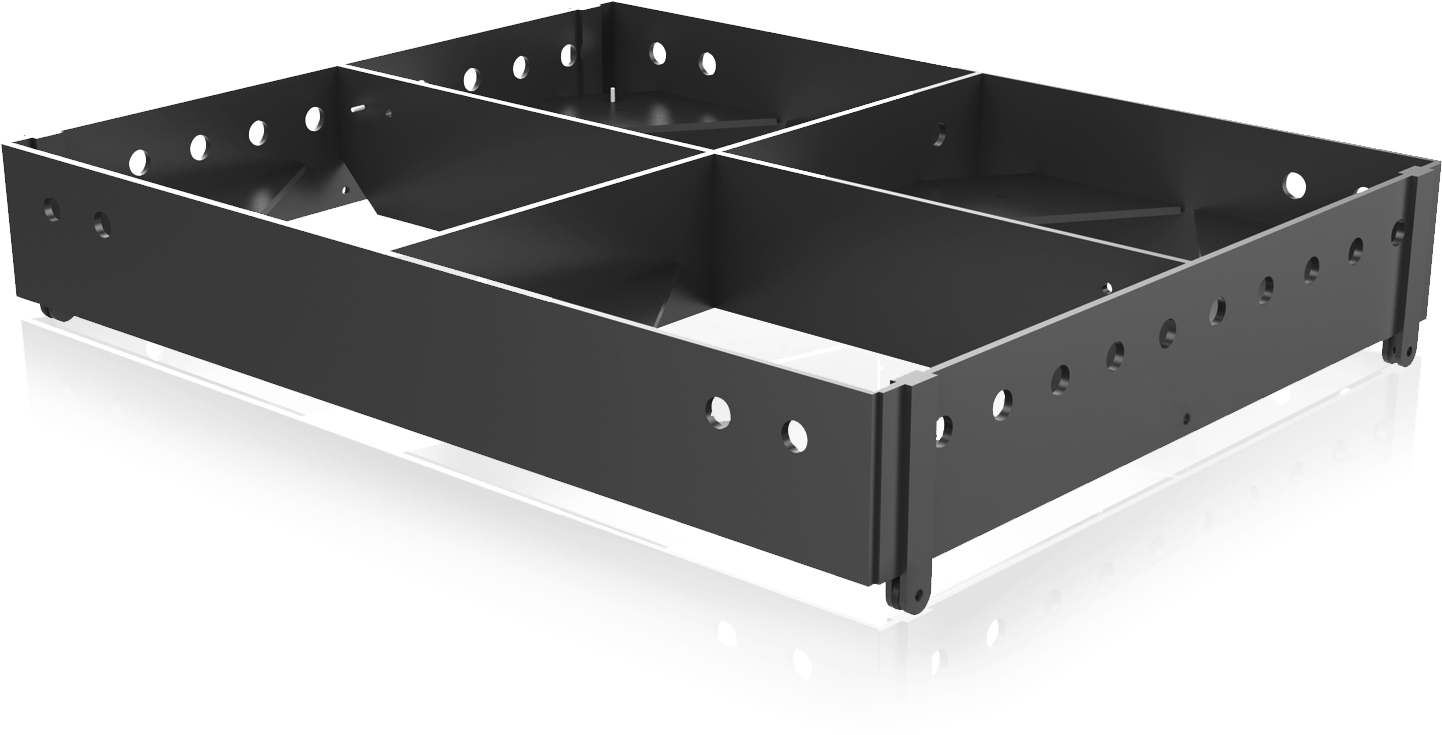 Steel Fly Frame For Use With Al123a B And Al218a B - Fly Bar Line Array (1500x1500), Png Download
