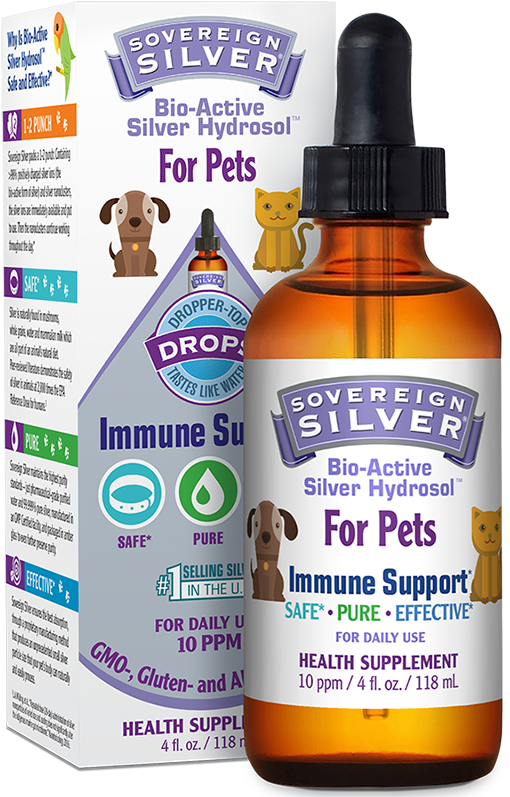 Sovereign Silver Pets Dropper-top - Sovereign Silver Pets (600x800), Png Download