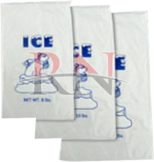 Crystal Ice Bag - Plastic Ice Bags With Draw String Closure (380x380), Png Download