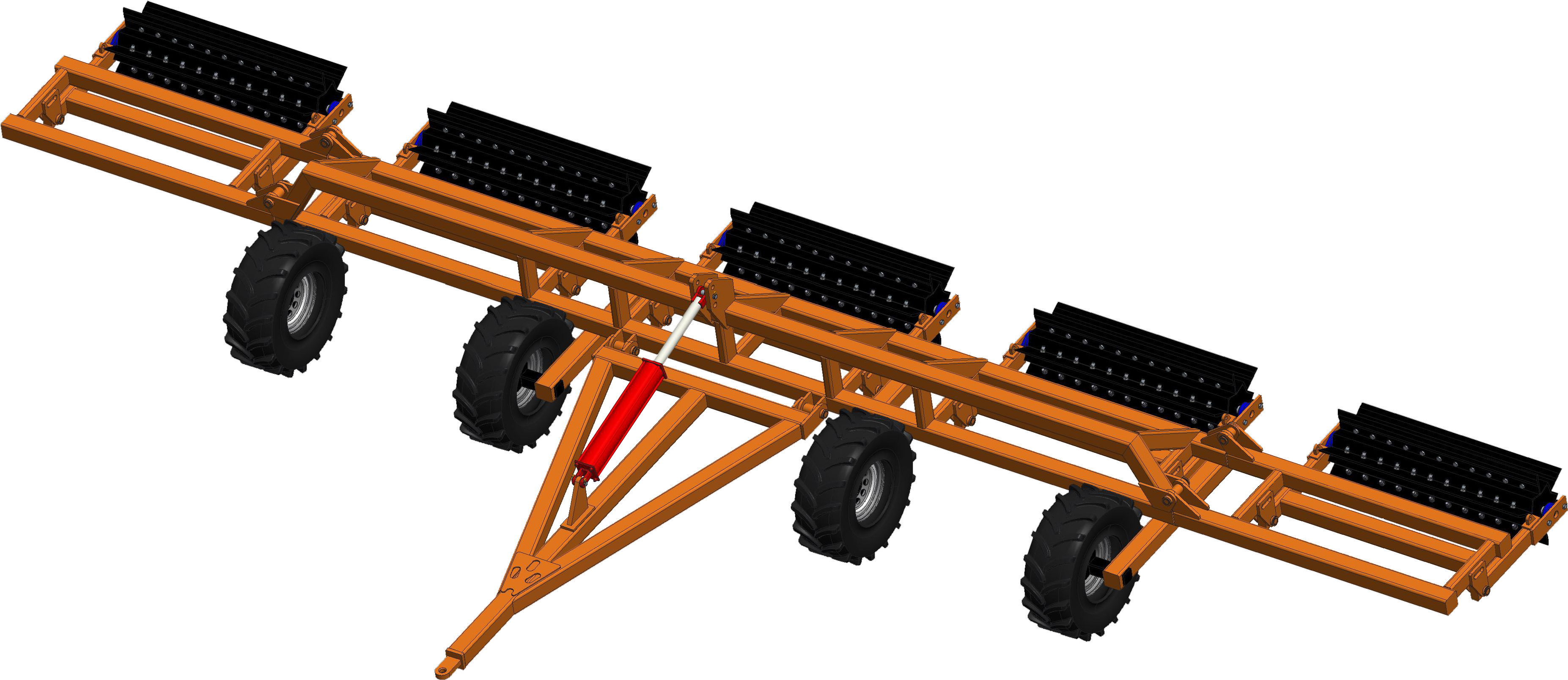 Stubble Roller - Toy Vehicle (4008x1860), Png Download