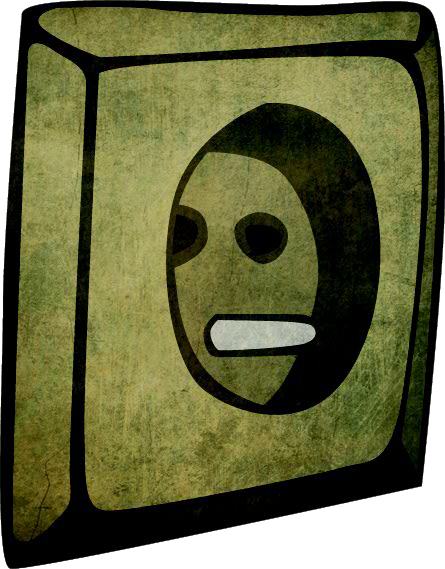 The Yellow Colored Light Bulb Melted The Hershey Chocolate - Smiley (445x569), Png Download