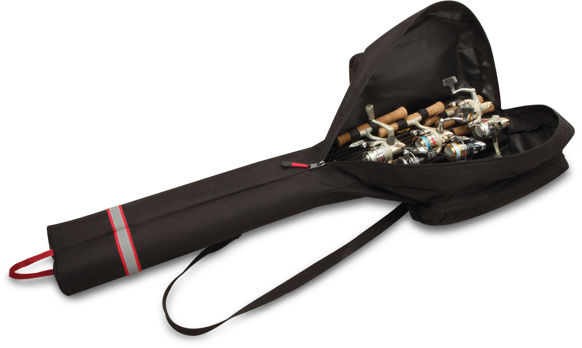 Rapala Double Barrel 40" Ice Rod Bag - 40 Fishing Rod Case (2000x1430), Png Download