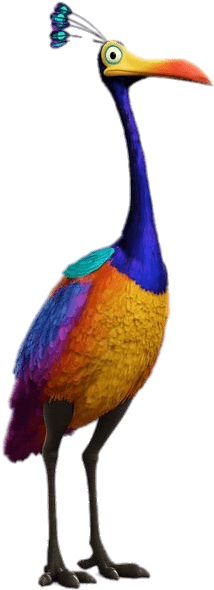 Kevin The Bird Png - Kevin The Bird From Up (282x617), Png Download