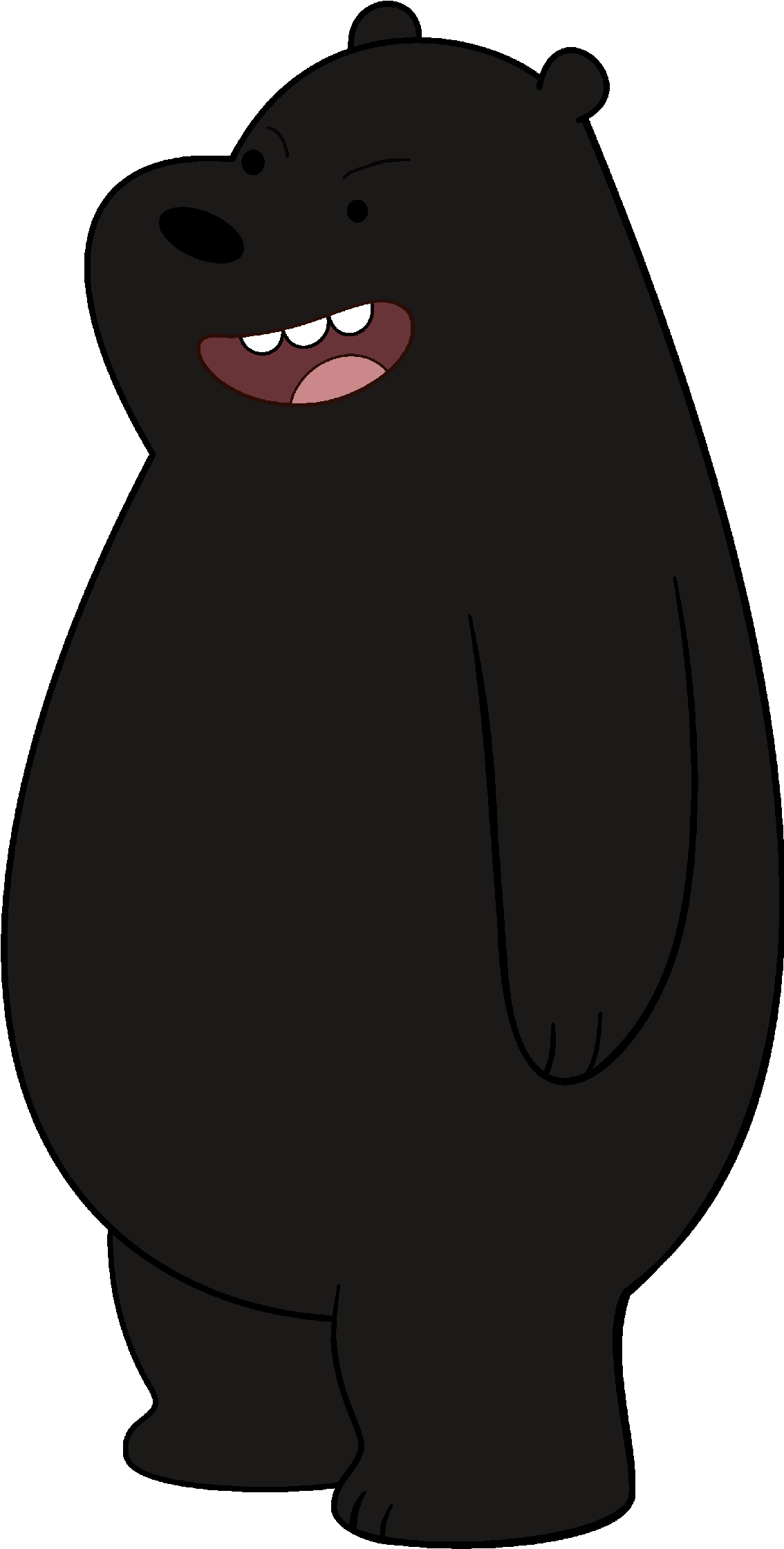 Black Bear - Bear (1134x2239), Png Download