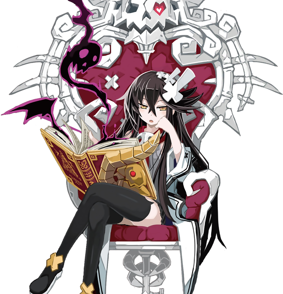 Faust In Chair - Trillion God Of Destruction Ashmedia (901x937), Png Download