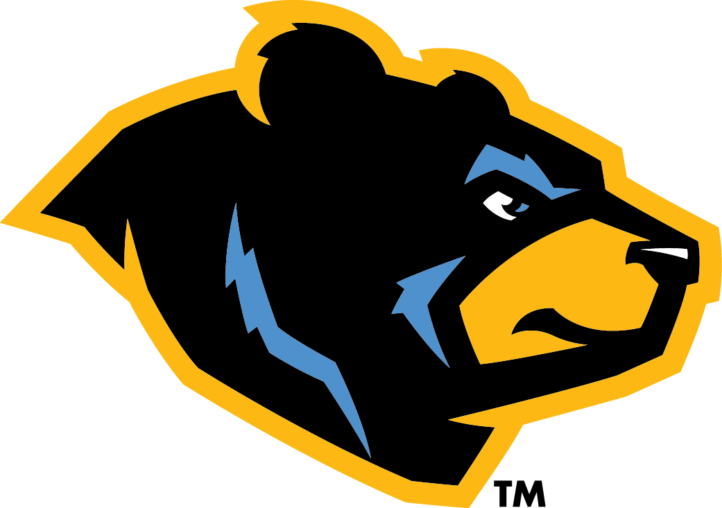 Black Bear West Virginia Baseball (1041x733), Png Download