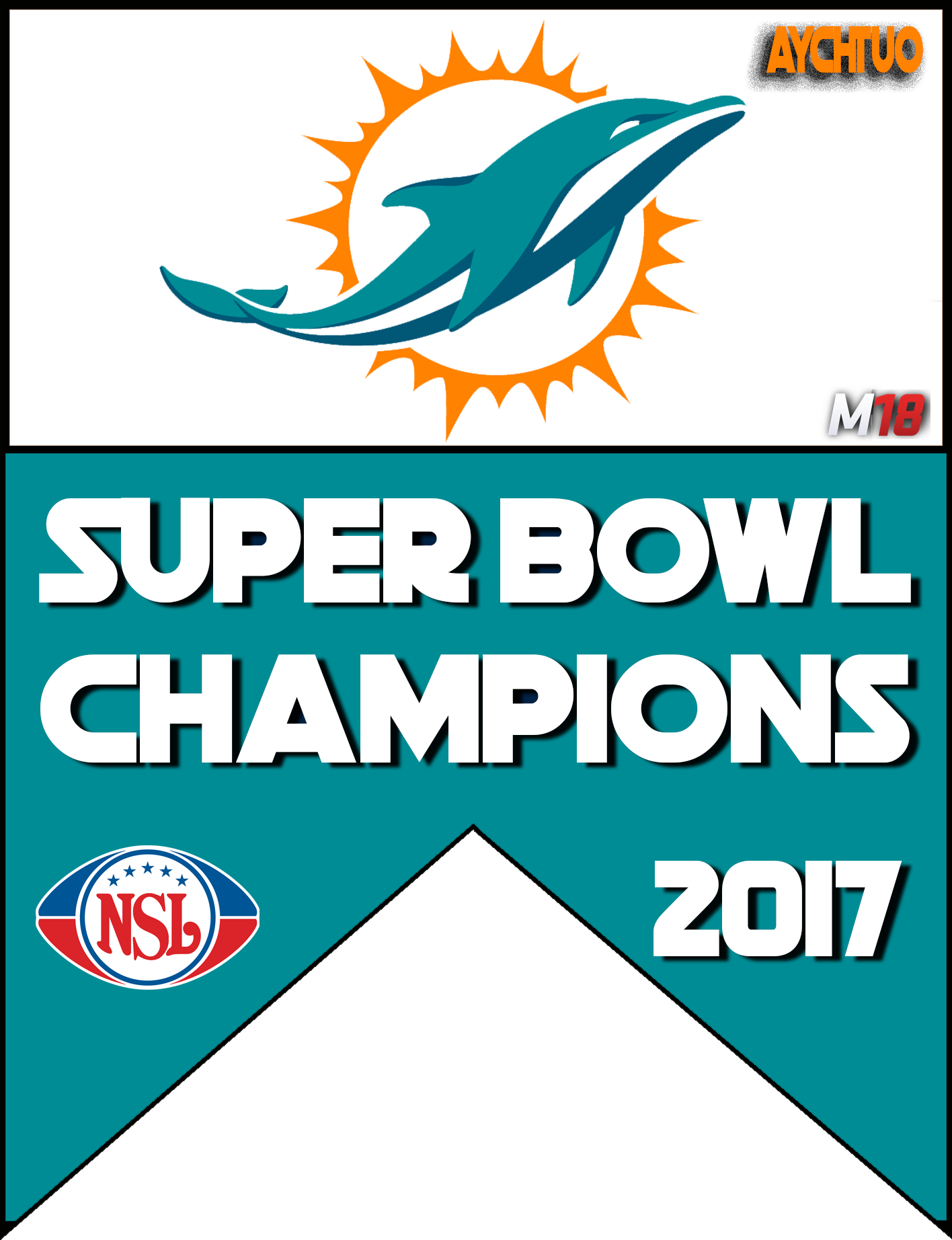 Copyright © 2012 Daddyleagues - Nfl Miami Dolphins Canvas Laundry Bag (1416x1844), Png Download