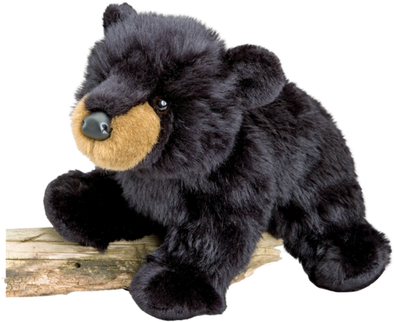 Douglas Boulder Black Bear - Boulder Black Bear 30cm By Douglas Cuddle Toys (600x600), Png Download